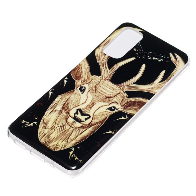 Coque Samsung Galaxy S20 Cerf Majestueux Fluorescente