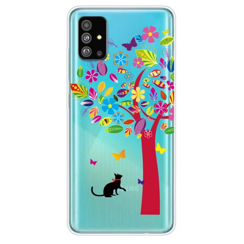 Coque Samsung Galaxy S20 Chat Sous L'arbre