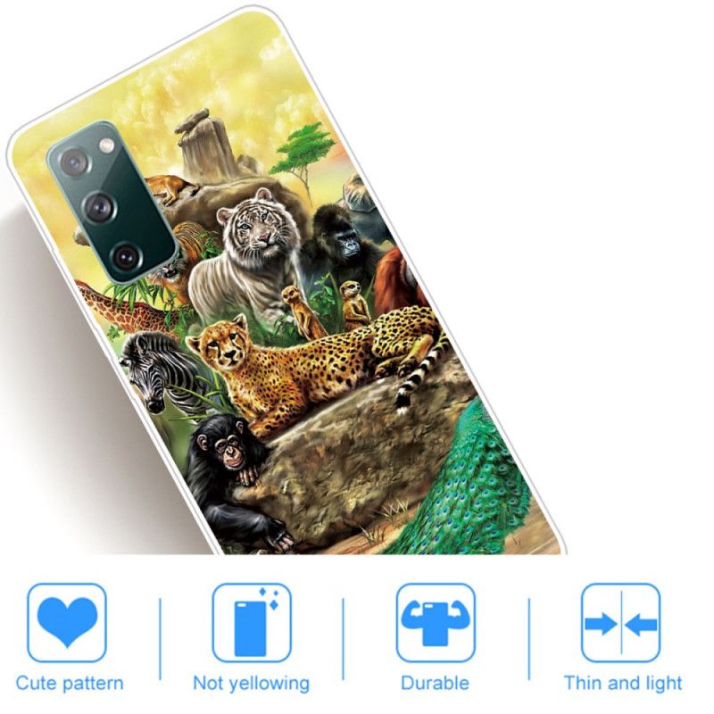 Coque Samsung Galaxy S20 Fe Animaux Safari