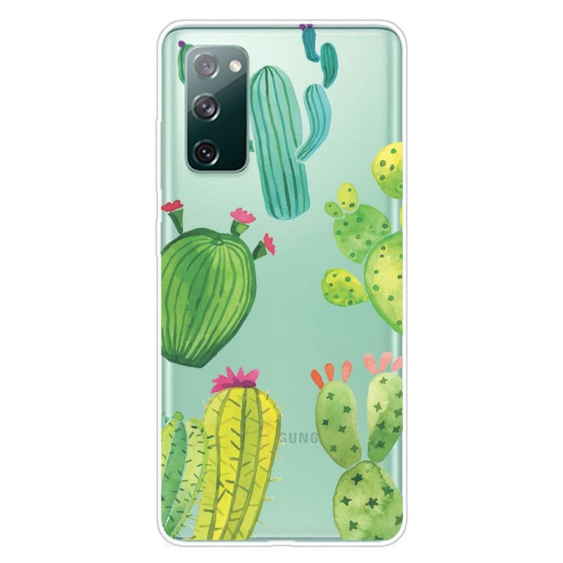 Coque Samsung Galaxy S20 Fe Cactus Aquarelle