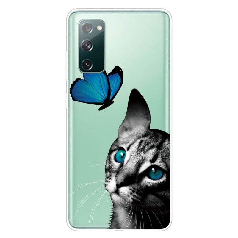 Coque Samsung Galaxy S20 Fe Chat Et Papillon