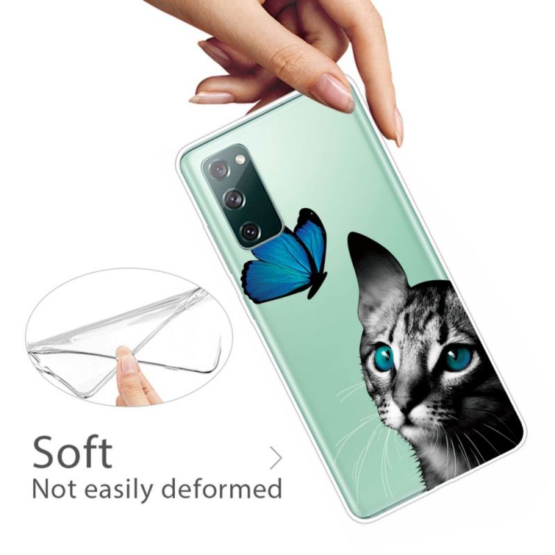Coque Samsung Galaxy S20 Fe Chat Et Papillon