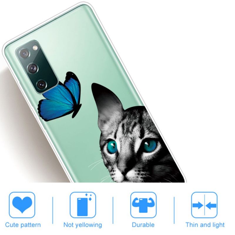 Coque Samsung Galaxy S20 Fe Chat Et Papillon