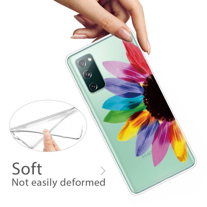 Coque Samsung Galaxy S20 Fe Fleur Colorée