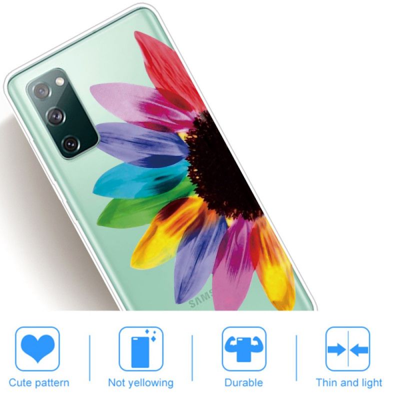 Coque Samsung Galaxy S20 Fe Fleur Colorée