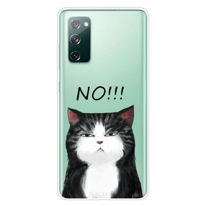 Coque Samsung Galaxy S20 Fe Le Chat Qui Dit Non