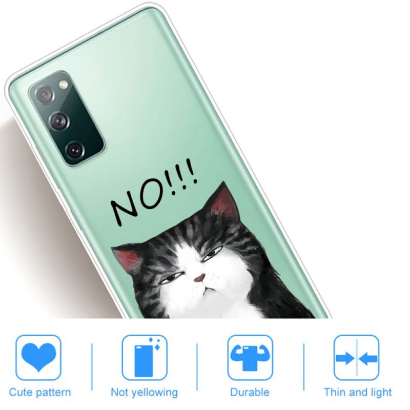 Coque Samsung Galaxy S20 Fe Le Chat Qui Dit Non