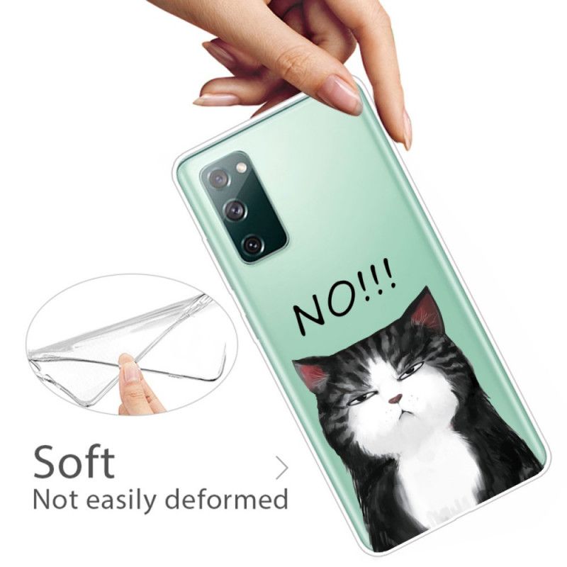 Coque Samsung Galaxy S20 Fe Le Chat Qui Dit Non