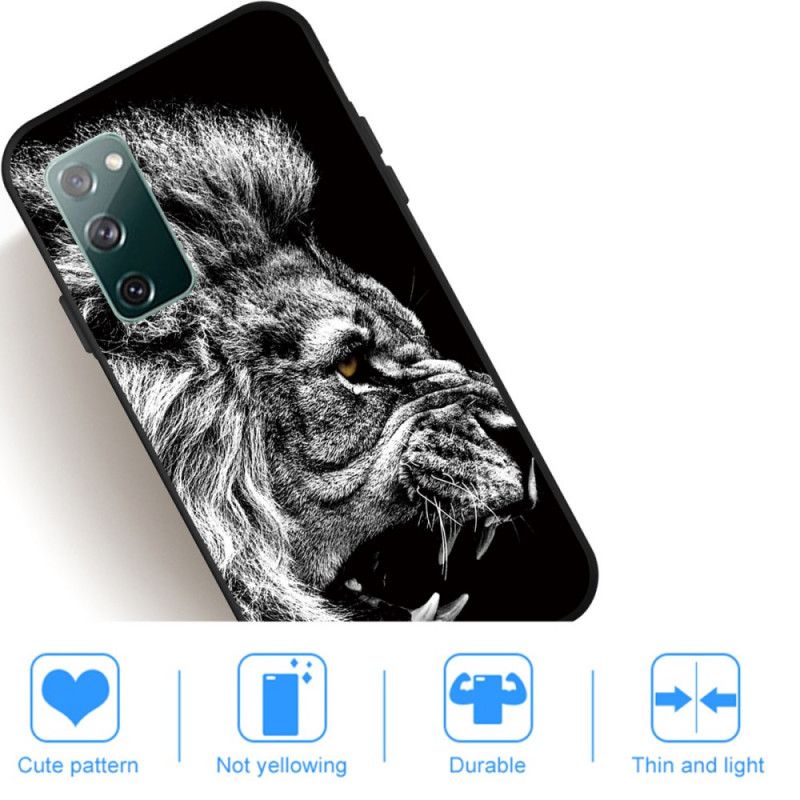 Coque Samsung Galaxy S20 Fe Lion Féroce