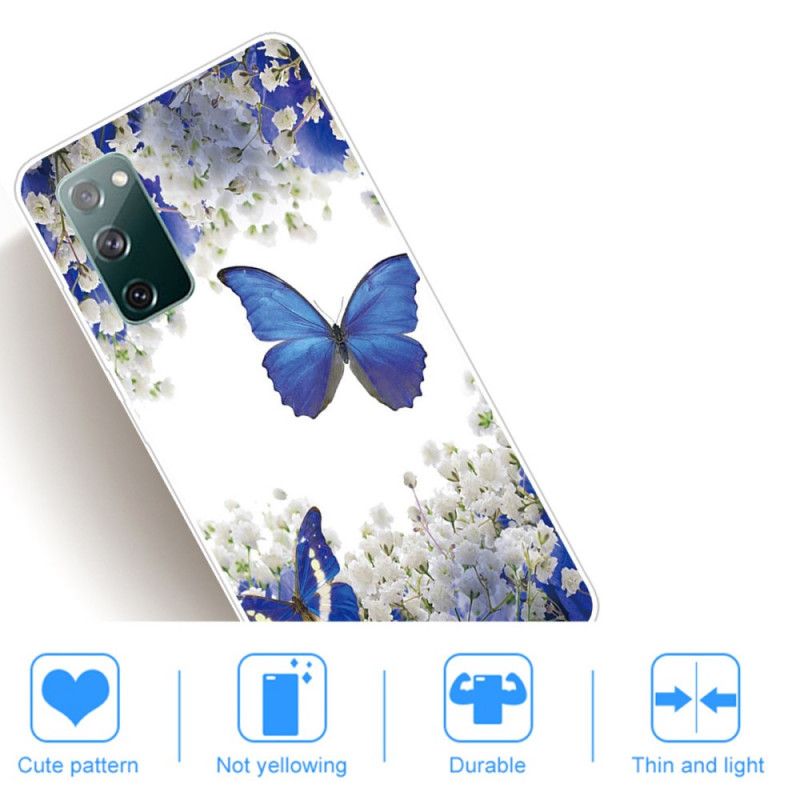 Coque Samsung Galaxy S20 Fe Papillons Design