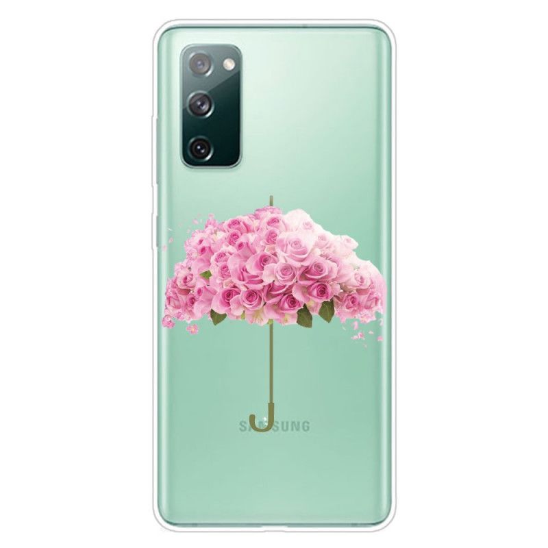 Coque Samsung Galaxy S20 Fe Parapluie En Roses