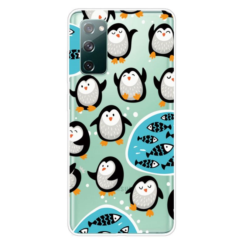 Coque Samsung Galaxy S20 Fe Pingouins Et Poissons