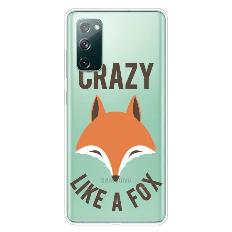 Coque Samsung Galaxy S20 Fe Renard / Crazy Like A Fox