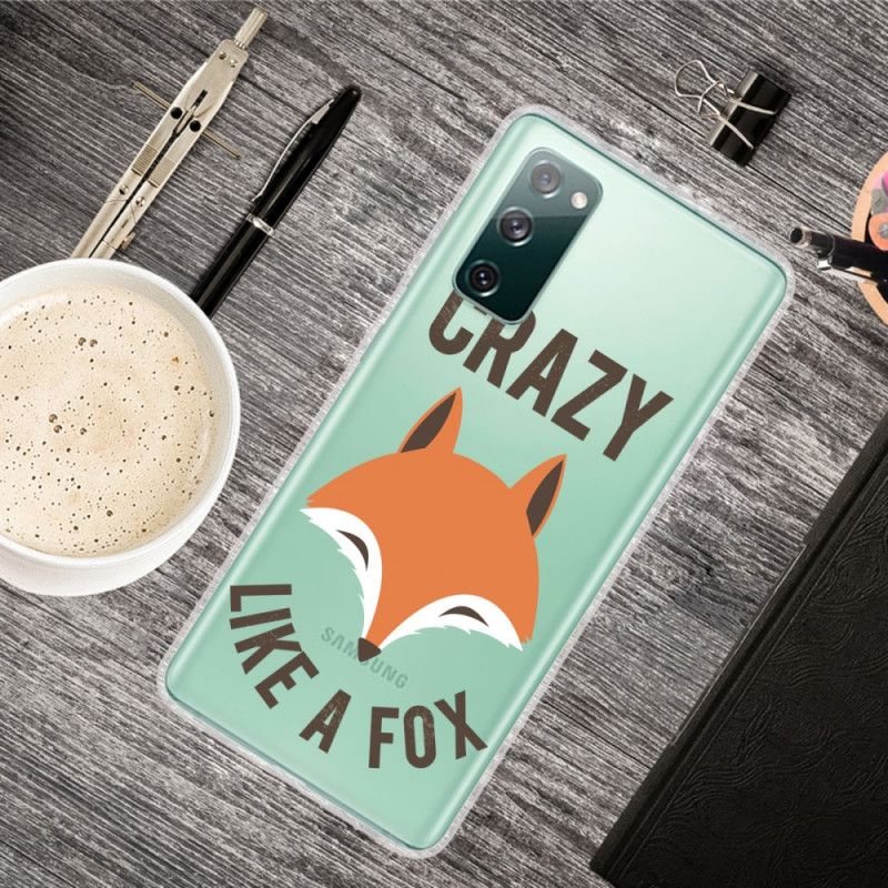 Coque Samsung Galaxy S20 Fe Renard / Crazy Like A Fox