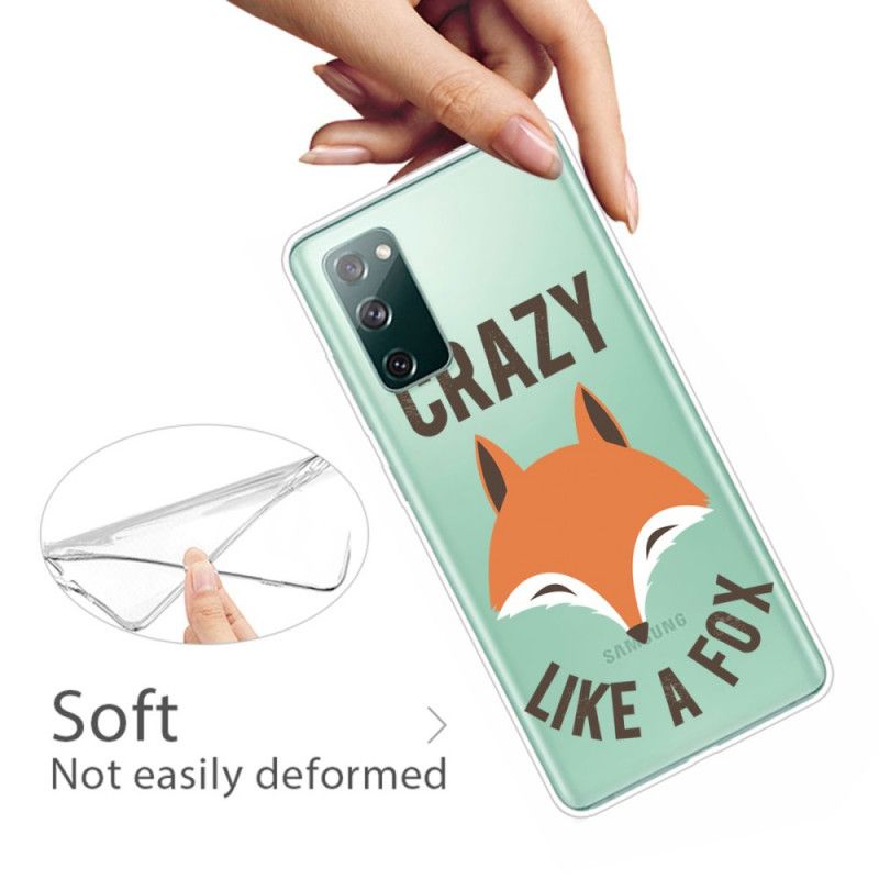 Coque Samsung Galaxy S20 Fe Renard / Crazy Like A Fox