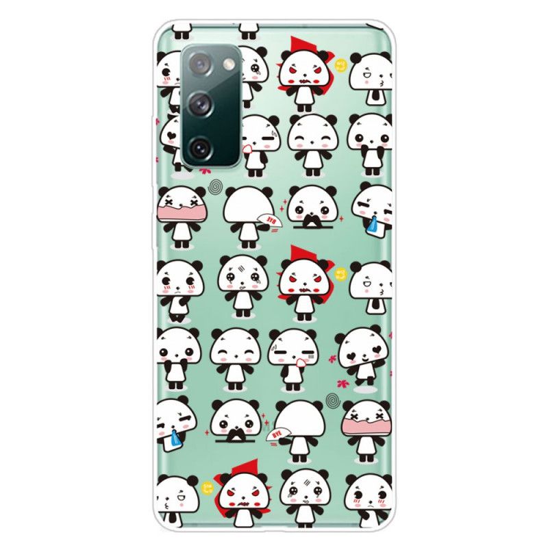 Coque Samsung Galaxy S20 Fe Transparente Funny Pandas