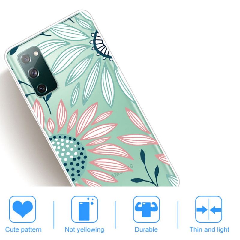 Coque Samsung Galaxy S20 Fe Transparente Une Fleur