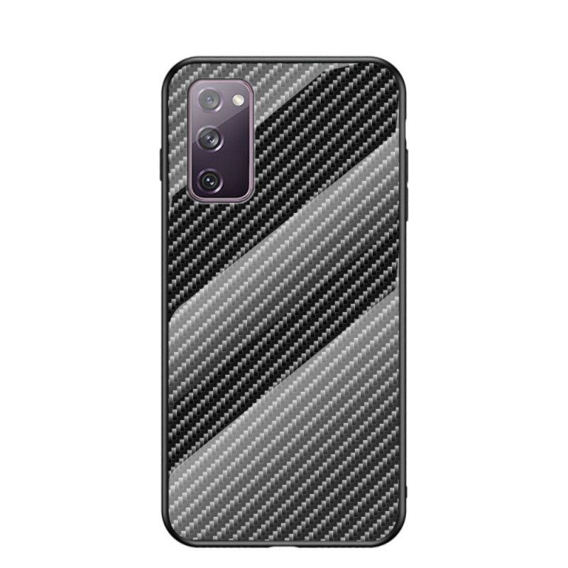 Coque Samsung Galaxy S20 Fe Verre Trempé Fibre Carbone