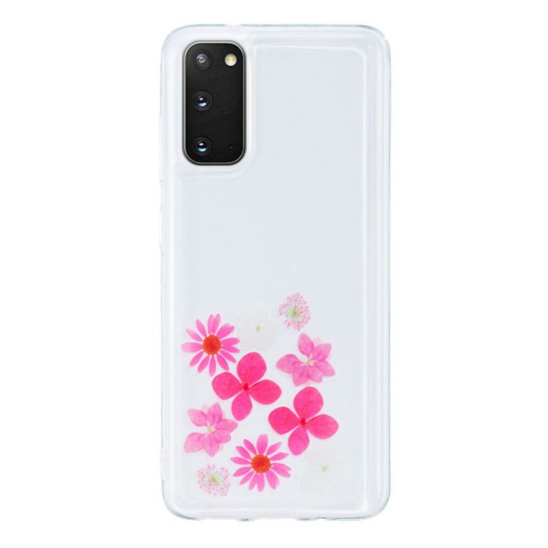 Coque Samsung Galaxy S20 Fleurs Flottantes