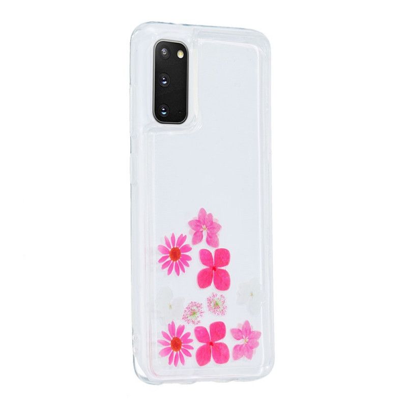 Coque Samsung Galaxy S20 Fleurs Flottantes