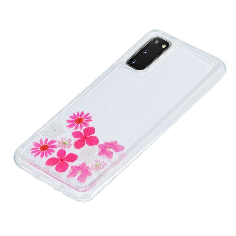 Coque Samsung Galaxy S20 Fleurs Flottantes