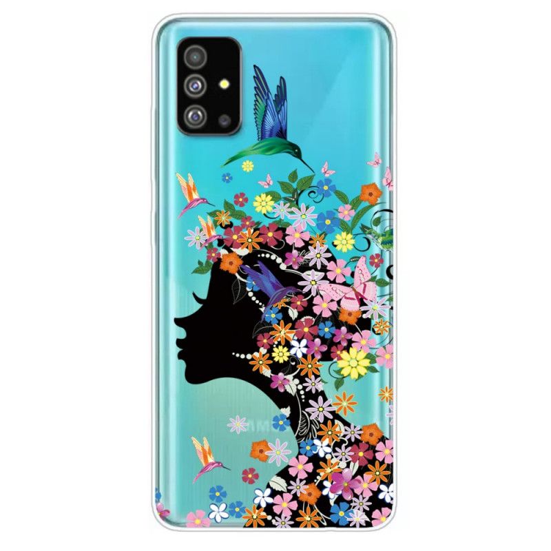 Coque Samsung Galaxy S20 Jolie Tête Fleurie