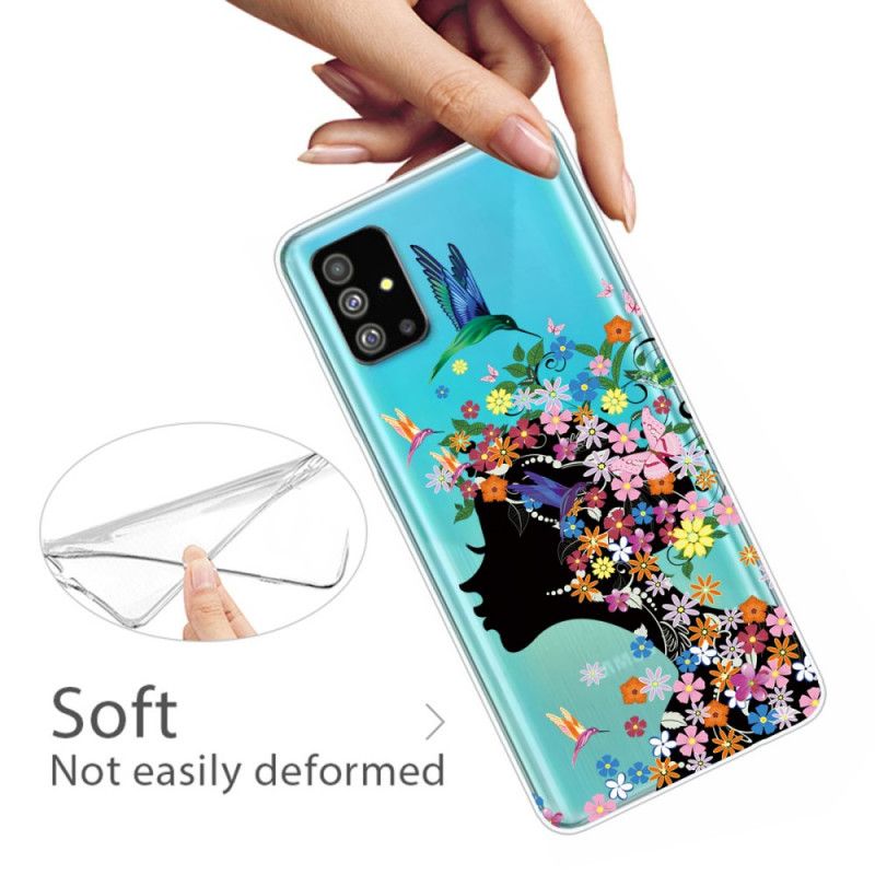 Coque Samsung Galaxy S20 Jolie Tête Fleurie