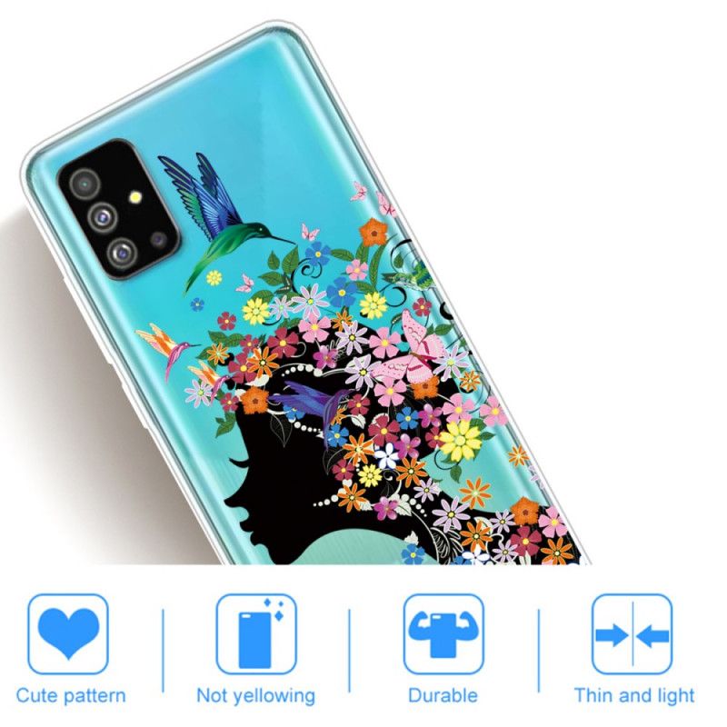 Coque Samsung Galaxy S20 Jolie Tête Fleurie