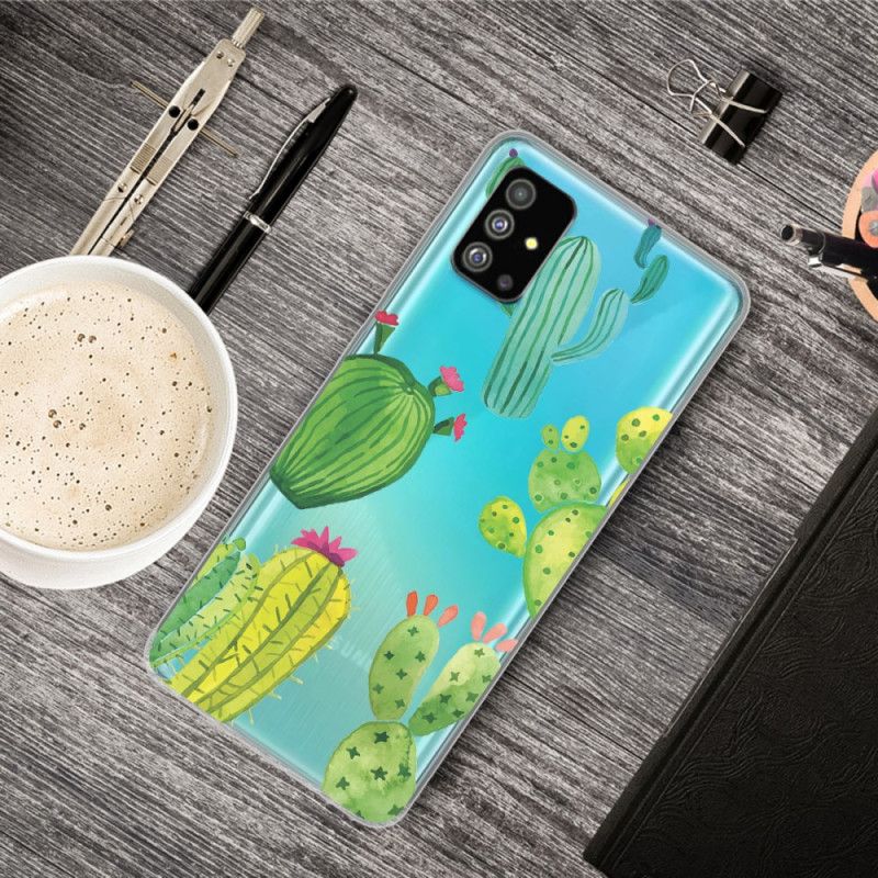 Coque Samsung Galaxy S20 Plus / S20 Plus 5g Cactus Aquarelle