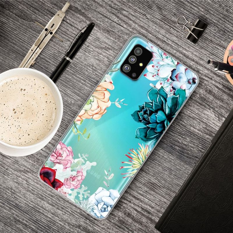 Coque Samsung Galaxy S20 Plus / S20 Plus 5g Fleurs Aquarelle