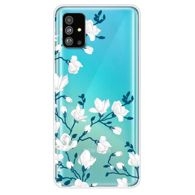 Coque Samsung Galaxy S20 Plus / S20 Plus 5g Fleurs Blanches