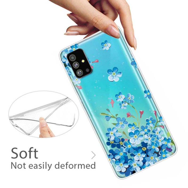 Coque Samsung Galaxy S20 Plus / S20 Plus 5g Fleurs Bleues