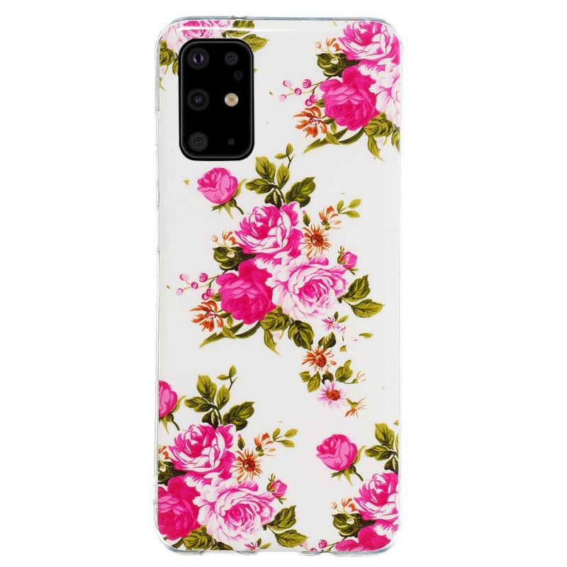 Coque Samsung Galaxy S20 Plus / S20 Plus 5g Fleurs Fluorescente