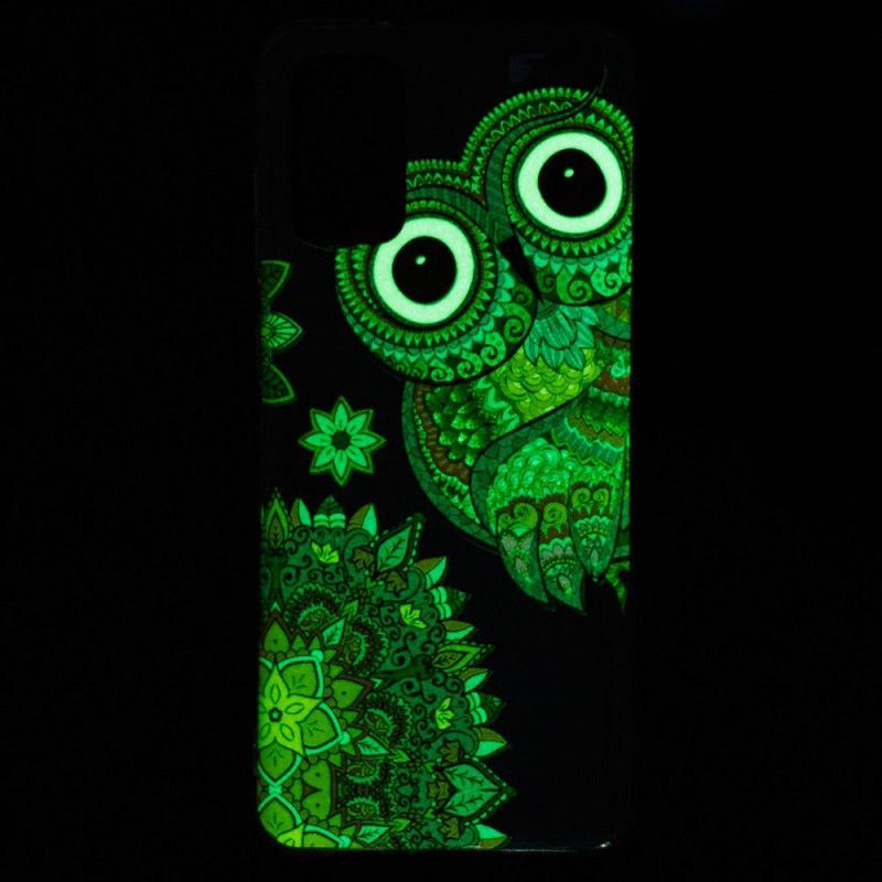 Coque Samsung Galaxy S20 Plus / S20 Plus 5g Hibou Mandala Fluorescente