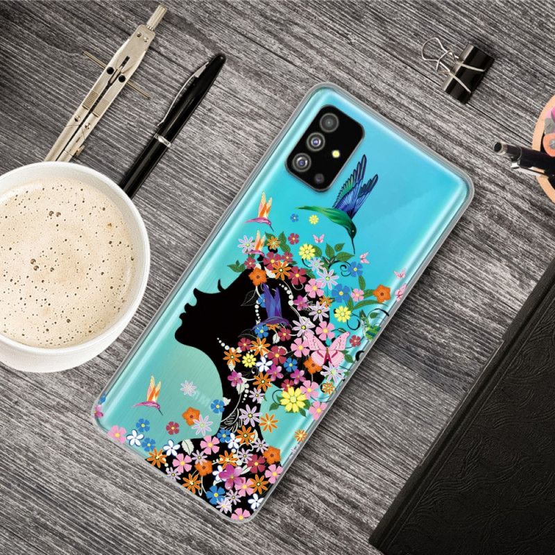 Coque Samsung Galaxy S20 Plus / S20 Plus 5g Jolie Tête Fleurie