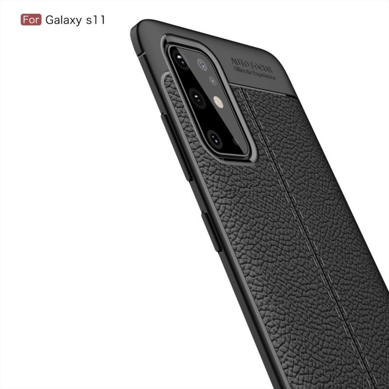 Coque Samsung Galaxy S20 Plus / S20 Plus 5g Litchi Double Line