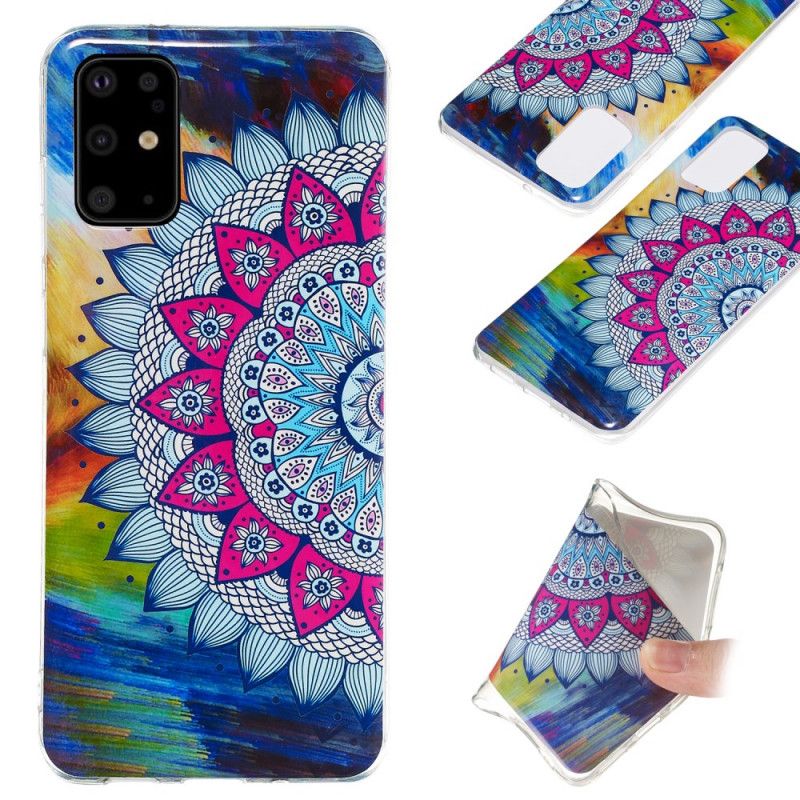 Coque Samsung Galaxy S20 Plus / S20 Plus 5g Mandala Coloré Fluorescente