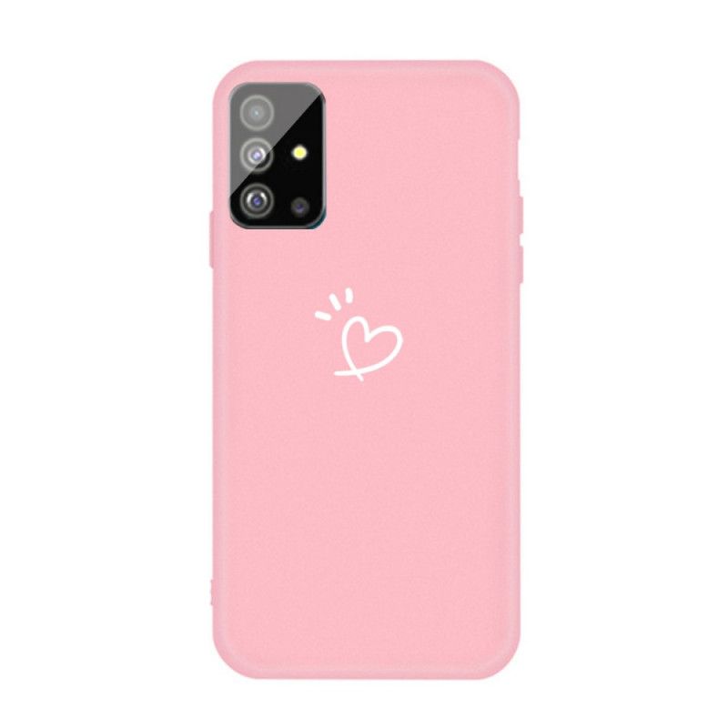 Coque Samsung Galaxy S20 Plus / S20 Plus 5g Silicone Coeur Battant