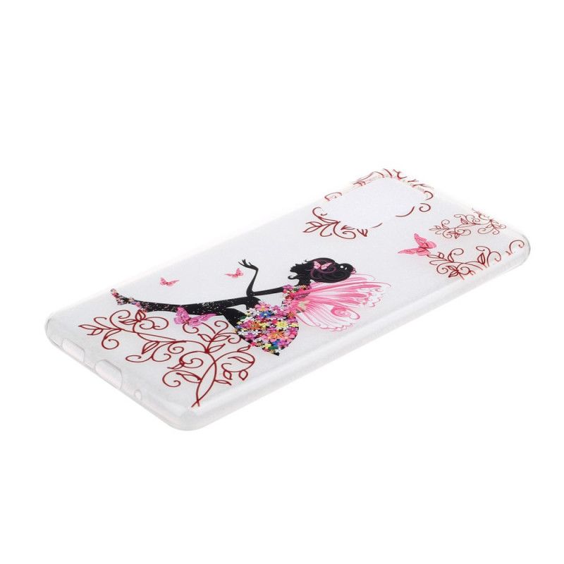 Coque Samsung Galaxy S20 Plus / S20 Plus 5g Transparente Fée Fleurie