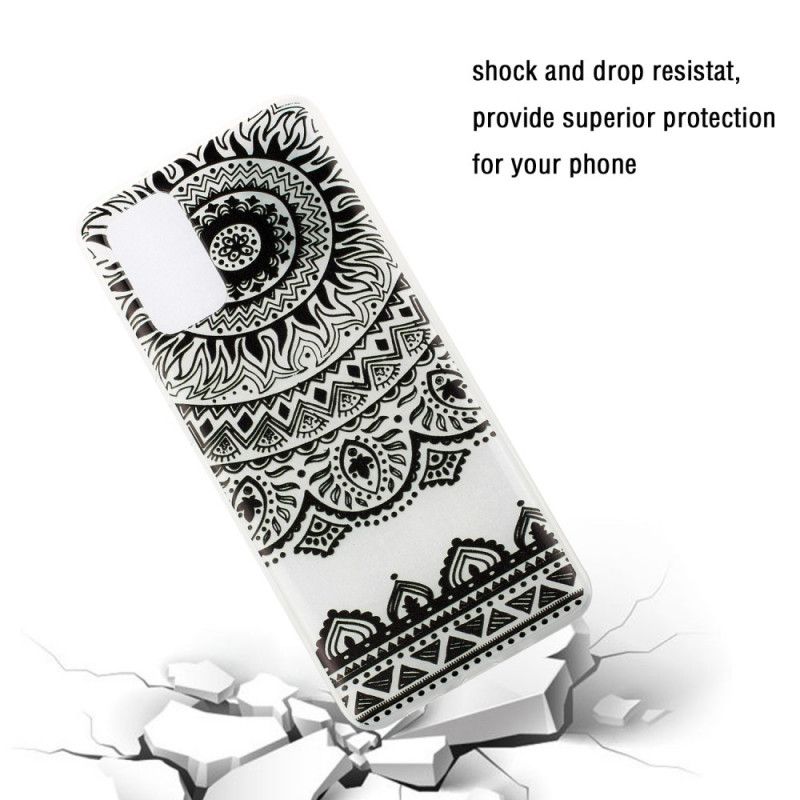 Coque Samsung Galaxy S20 Plus / S20 Plus 5g Transparente Fleur Mandala