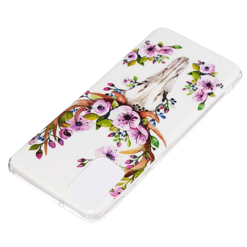 Coque Samsung Galaxy S20 Plus / S20 Plus 5g Wapiti Fleuri Fluorescente