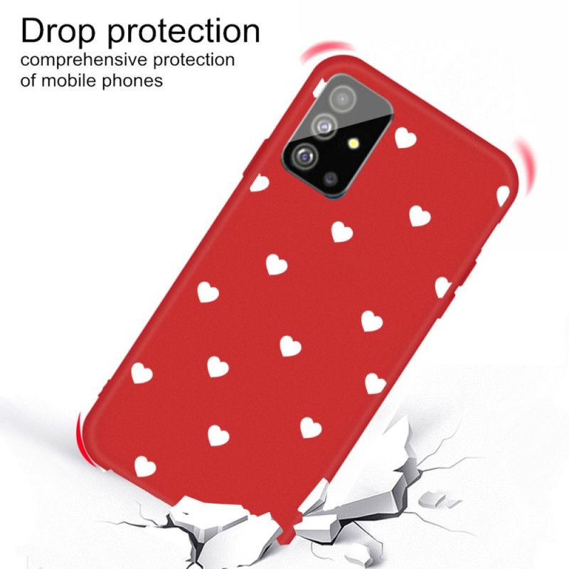 Coque Samsung Galaxy S20 Silicone Coeurs Uniquement