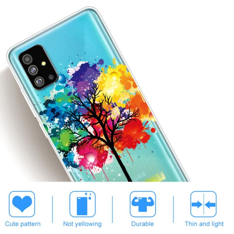 Coque Samsung Galaxy S20 Transparente Arbre Aquarelle