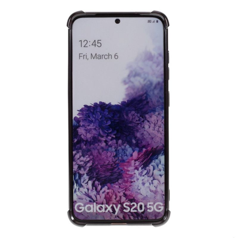 Coque Samsung Galaxy S20 Transparente Goospery Rebords Colorés