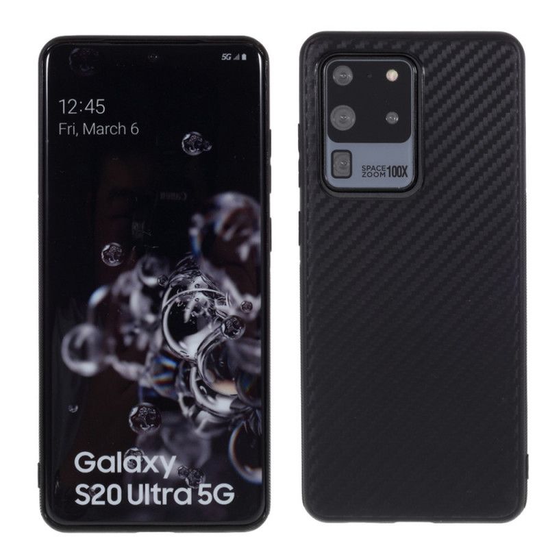Coque Samsung Galaxy S20 Ultra Fibre Carbone
