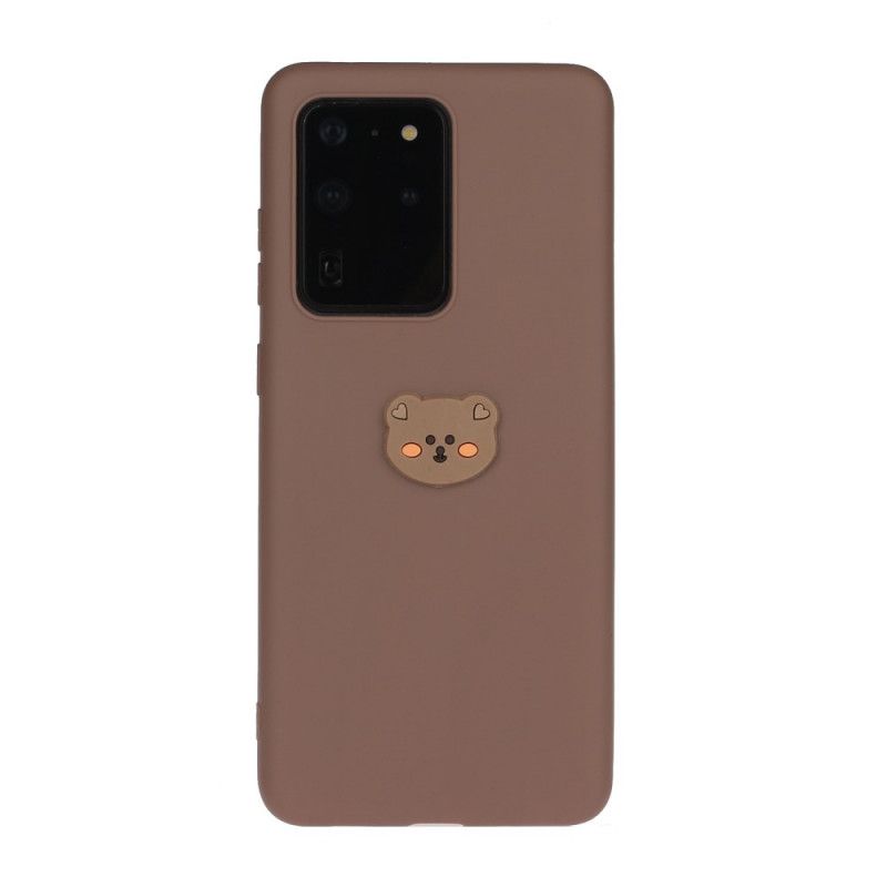 Coque Samsung Galaxy S20 Ultra Silicone Logo Animal