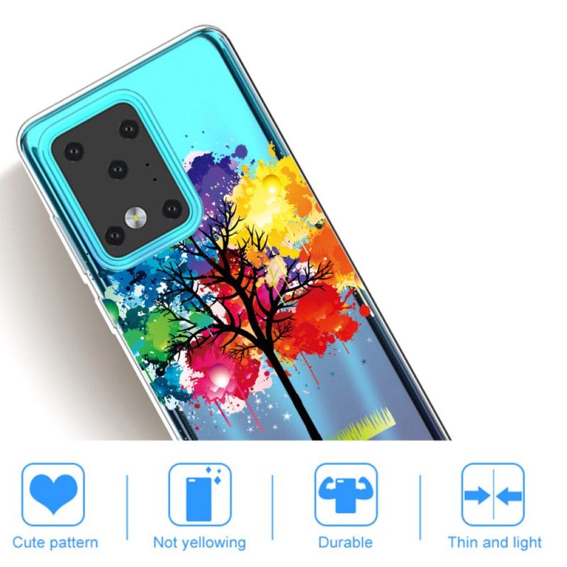 Coque Samsung Galaxy S20 Ultra Transparente Arbre Aquarelle
