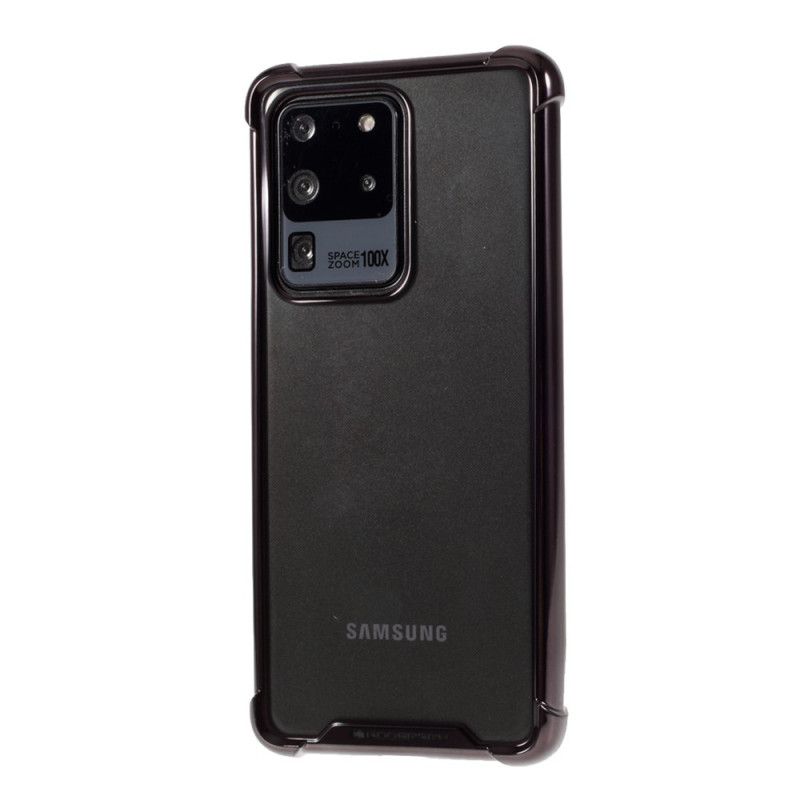 Coque Samsung Galaxy S20 Ultra Transparente Goospery Rebords Colorés