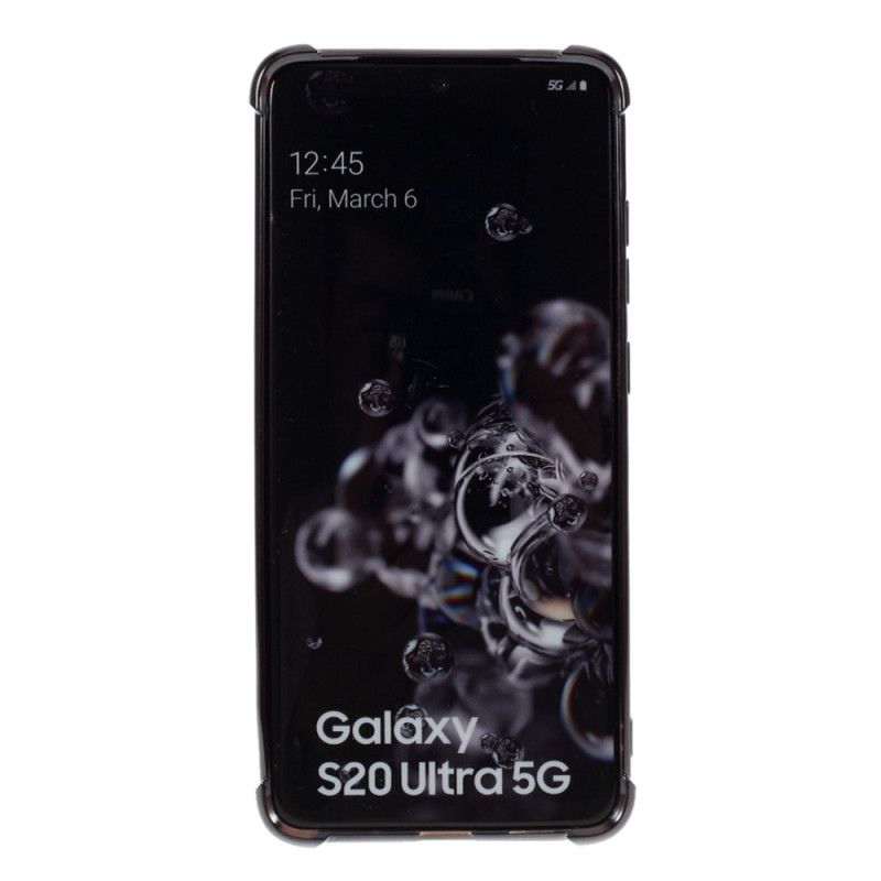 Coque Samsung Galaxy S20 Ultra Transparente Goospery Rebords Colorés