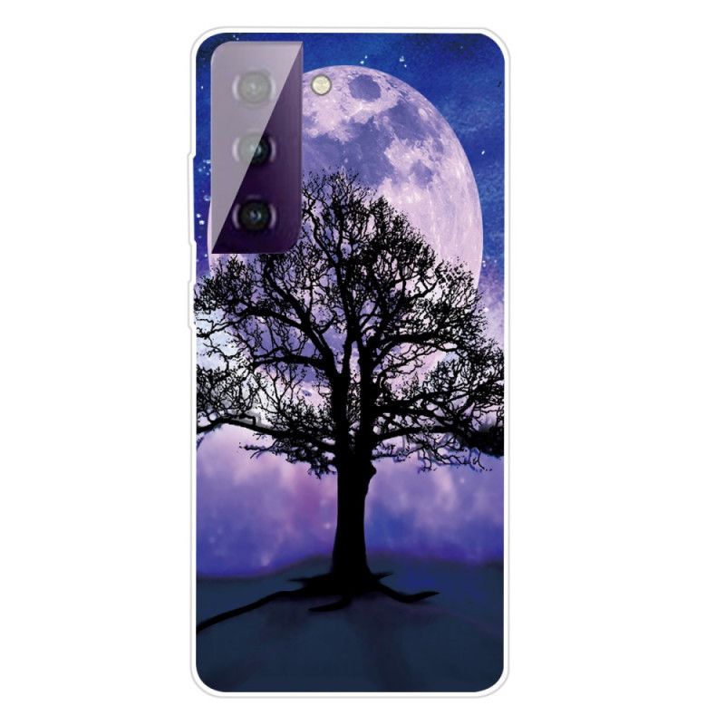 Coque Samsung Galaxy S21 5g Arbre Et Lune